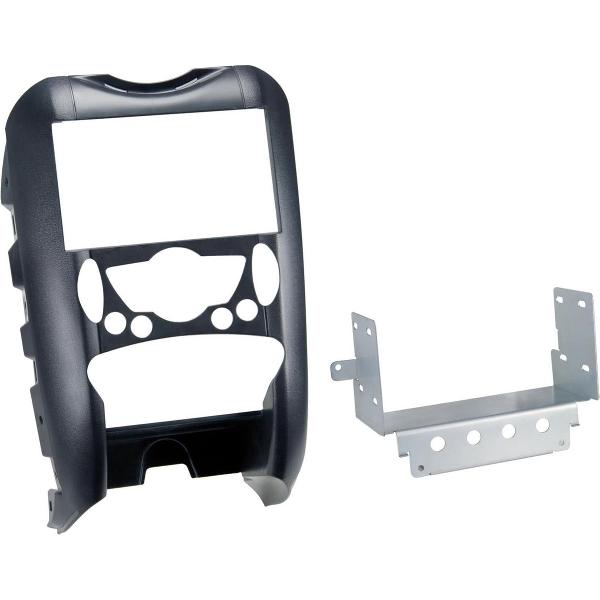 2-DIN Paneel Mini Cooper R53 2007-2009 Kleur: Zwart