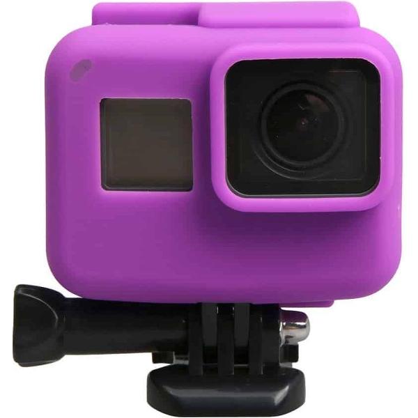 Origineel voor GoPro HERO5 siliconen randframe behuizing behuizing beschermhoes cover shell (paars)
