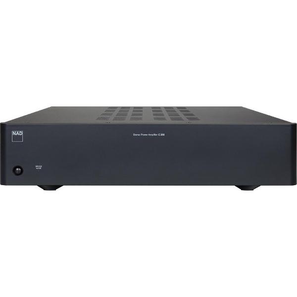 NAD C 268 Stereo twee-kanaals eindversterker - Eindtrap 2x 80W - Zwart