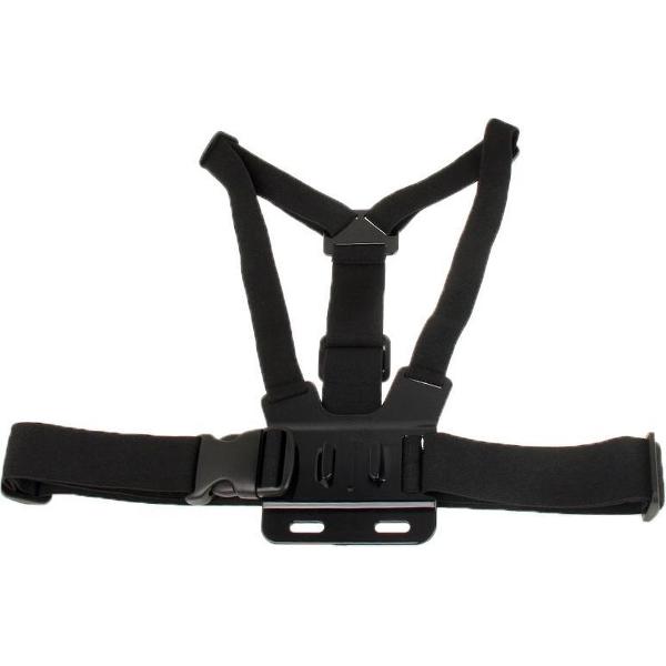 Extreme Sport Front borst elastische riem schouderband Mount houder voor Camera voor GoPro HERO3 + / 3 / 2 / 1(zwart)