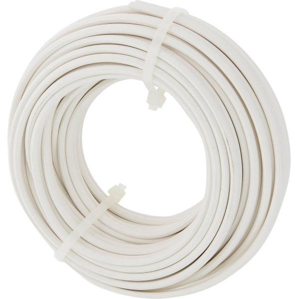 Luidsprekersnoer - 2 x 1,5 mm² - 10 m - wit