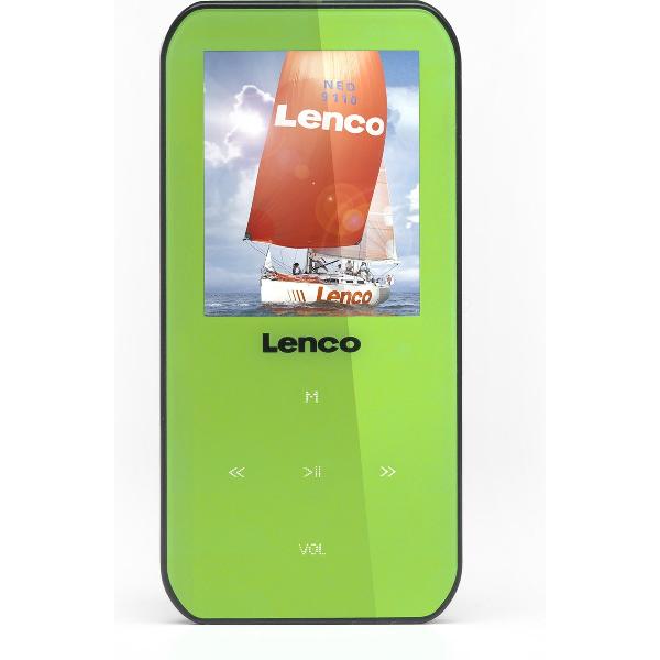 Lenco XEMIO 655 - MP3 speler met SD en USB ingang - 4 GB - Groen