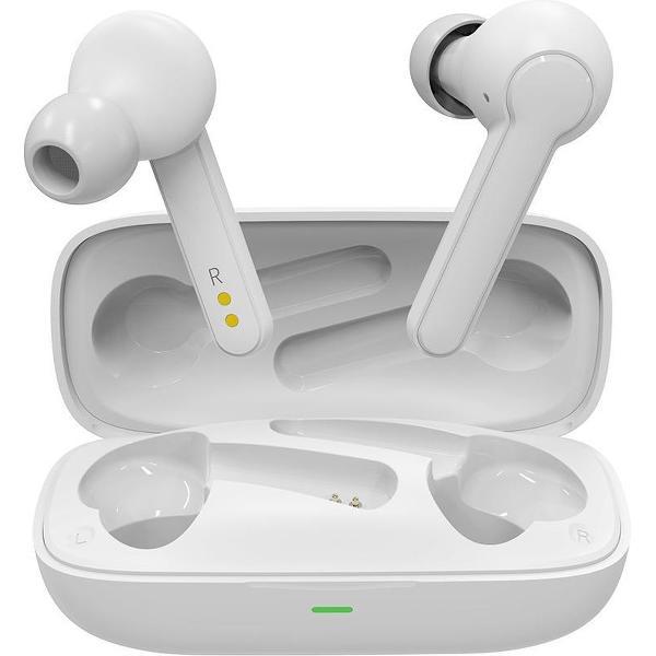 Newsoundz NS-215 Draadloze Oordopjes - Volledig Draadloos - Bluetooth 5.0 Oortjes - Earbuds - Geschikt voor iPhone en Android smartphones - Wit