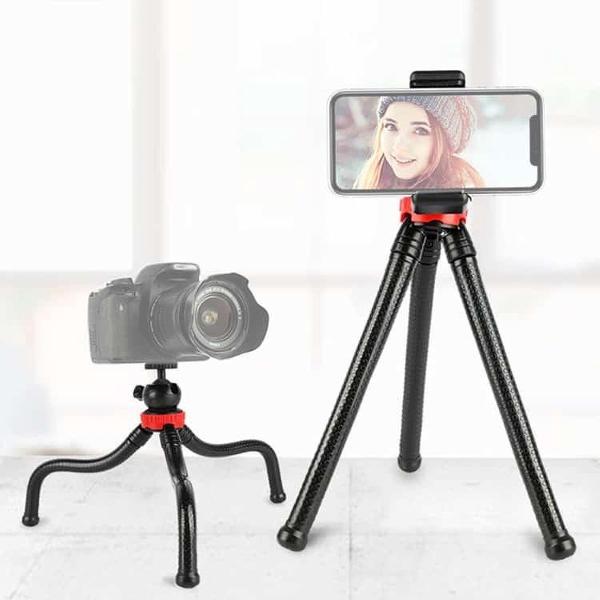 MZ305 Mini Octopus Flexibele statiefhouder met balhoofd voor SLR-camera's, GoPro, mobiele telefoon, afmeting: 30cmx5cm