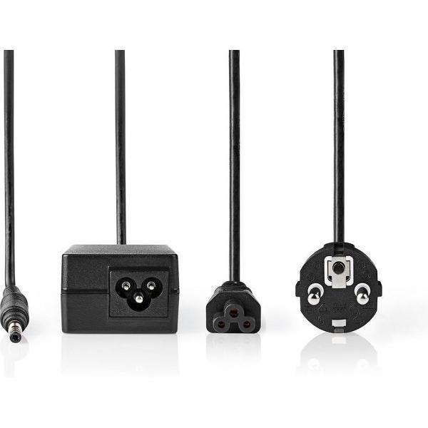 Nedis NBARF6515FBK Notebook-adapter 65 W 4,8 X 1,7 Mm Bullet 18,5 V / 3,5 A Geschikt Voor Hp Incl. Voedingskabel