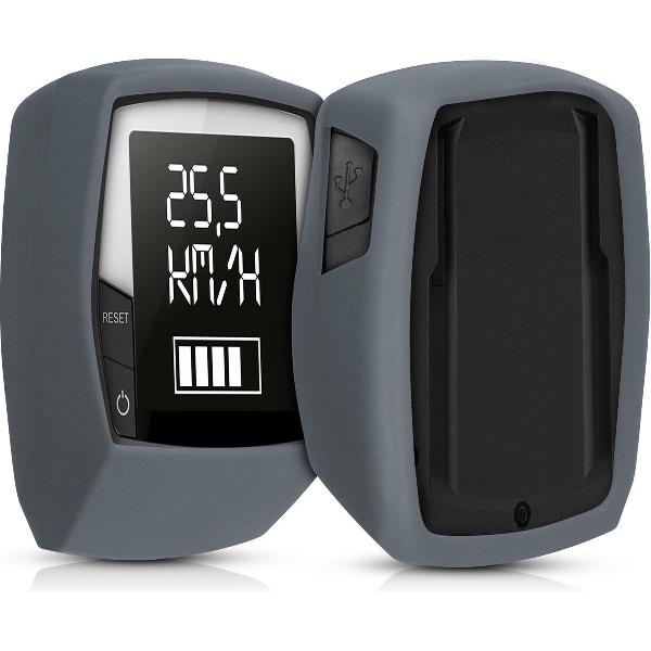 kwmobile hoes voor Bosch Intuvia Performance Line - Siliconen beschermhoes voor e-bike display in grijs