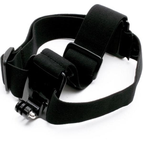Shop4 - GoPro HERO8 Black Hoofdband - Elastisch Zwart