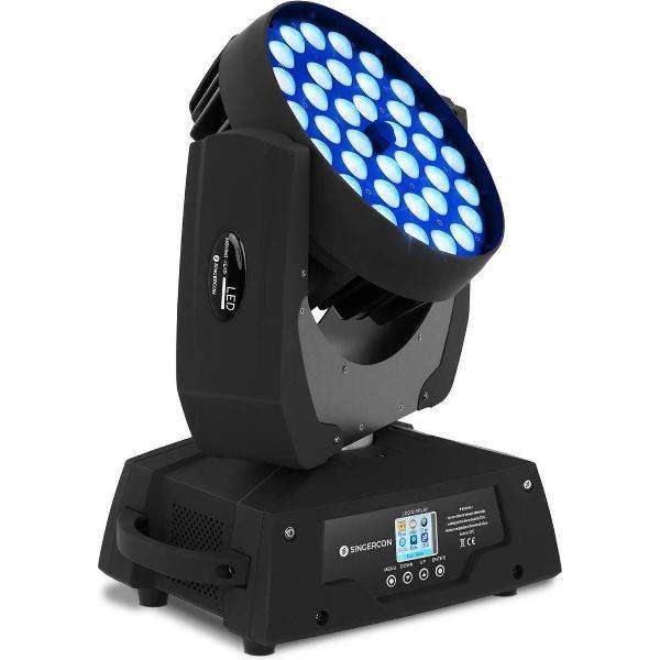 Singercon Zoom Wash Moving Head Light - 36 LED's - 450 W