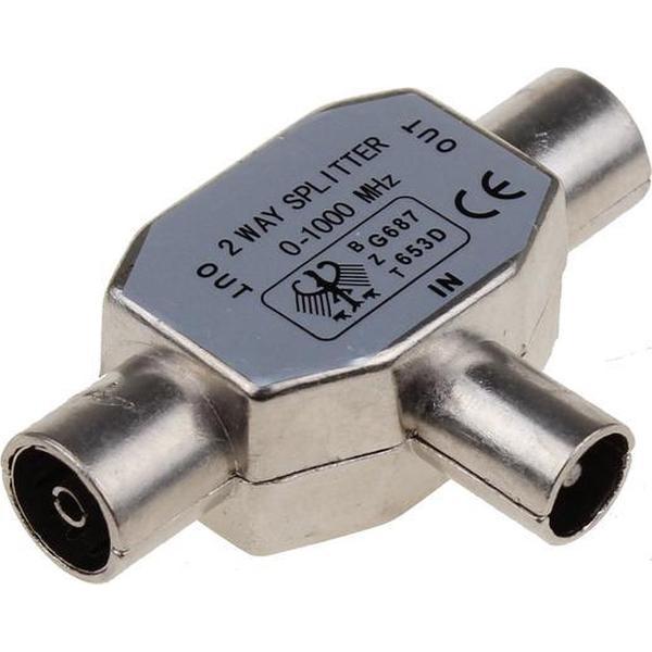 Kopp radio 2 weg splitter metaal