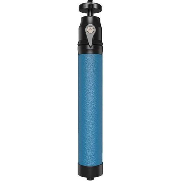 Originele Xiaomi Youpin SEABIRD intrekbare lederen handgreep Luchtvaart Aluminium 4K sportcamera Selfiestick met rubberen draagriem (blauw)