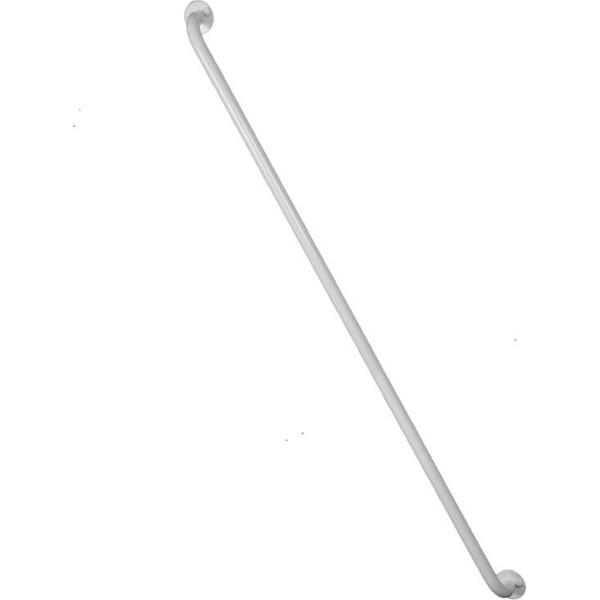 Badkamer-toilet handgreep tot 150 cm staal wit