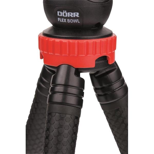 Dörr FB-2830 tripod Universeel 3 poot/poten Zwart, Rood