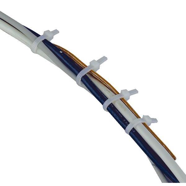 Kabelbinders 3,6 x 140 mm - wit - zak 100 stuks - Tiewraps - Binders