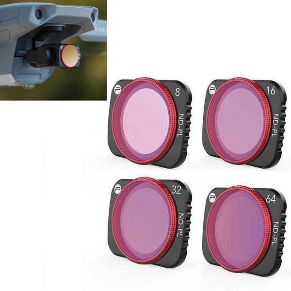 4 STUKS PGYTECH P-16A-035 NDPL8 / 16/32/64 lensfilter voor DJI Mavic Air 2 drone-accessoires