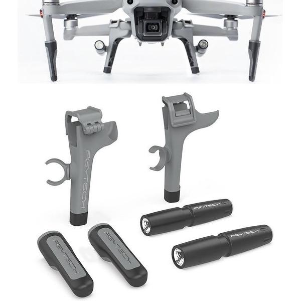 PGYTECH P-16A-038 Draagbaar verhoogd landingsgesteluitbreidingen Rack LED-koplampenset voor DJI Mavic Air 2