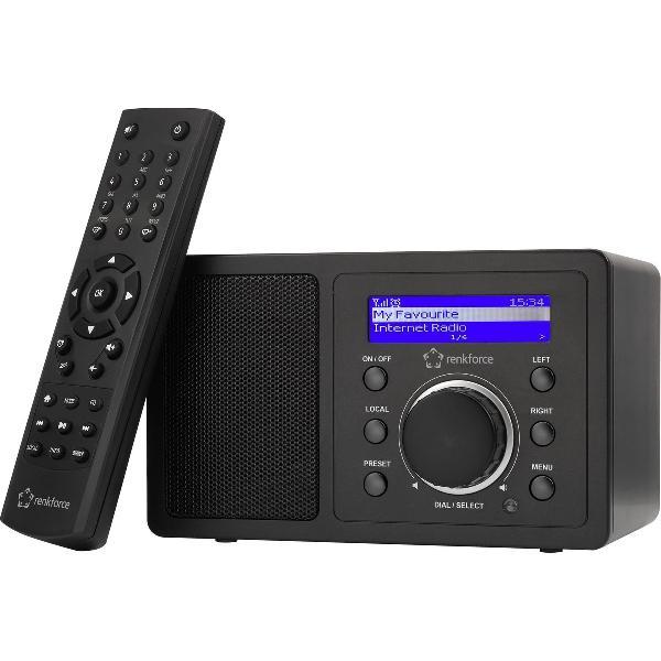 Renkforce RF-IR-MONO1 - Internetradio - Zwart
