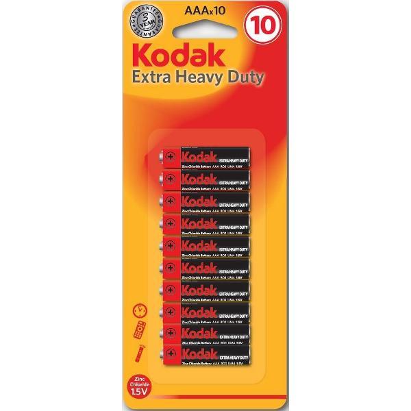 Kodak AAA Batterijen Extra Heavy Duty Goede kwaliteit Batterijen - Mini Penlite - 10 Stuks