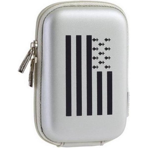 § $ RivaCase 7103 Compact digitale camera tas Shallow Silver Bretagne