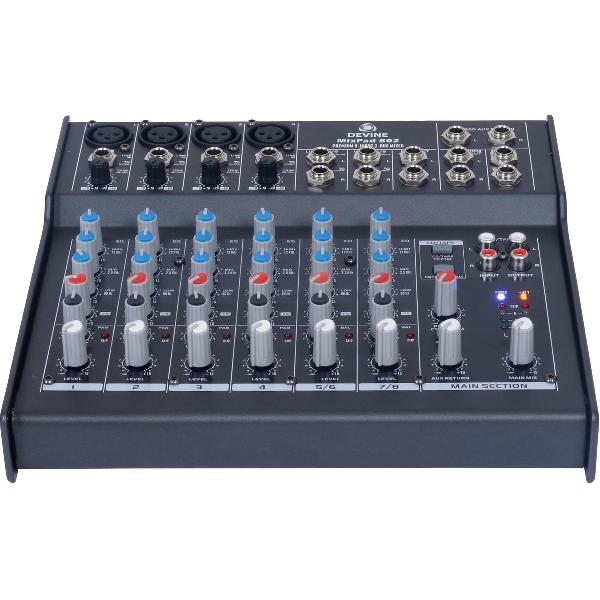 Devine MixPad 802 professionele 8-kanaals mixer