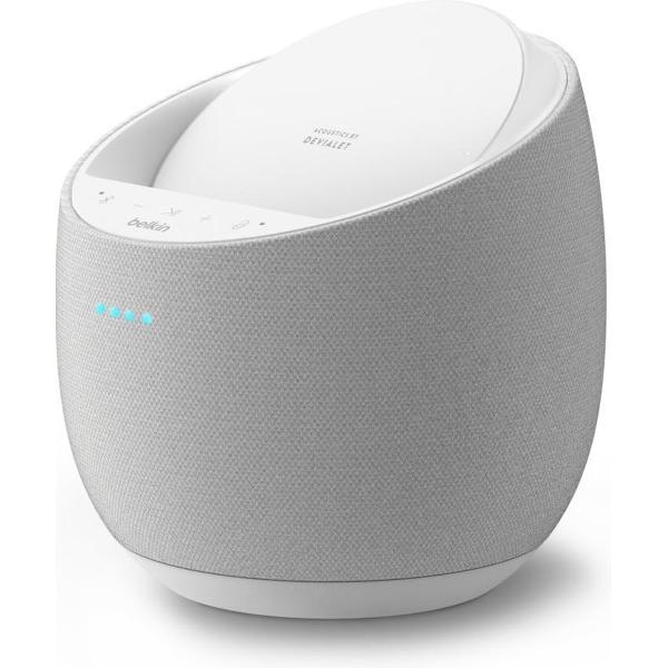 Belkin SoundForm™ Elite hifi-luidspreker + draadloze lader met Alexa en AirPlay 2 - Wit
