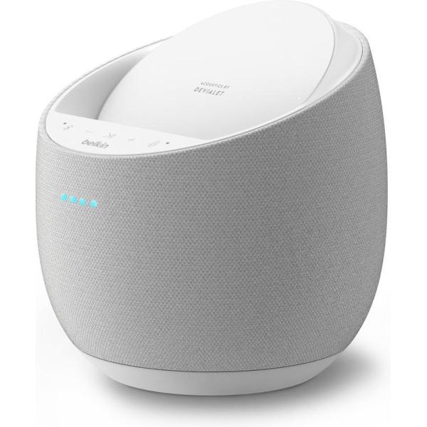 Belkin SoundForm™ Elite hifi-luidspreker + draadloze lader met Alexa en AirPlay 2 - Wit