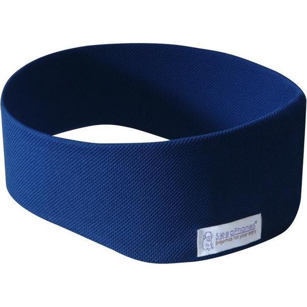 SleepPhones® Effortless Breeze Royal Blue - Bluetooth-hoofdtelefoon met Draadloos QI Opladen - Small