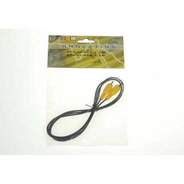 Kabel RCA naar RCA 1,5mtr