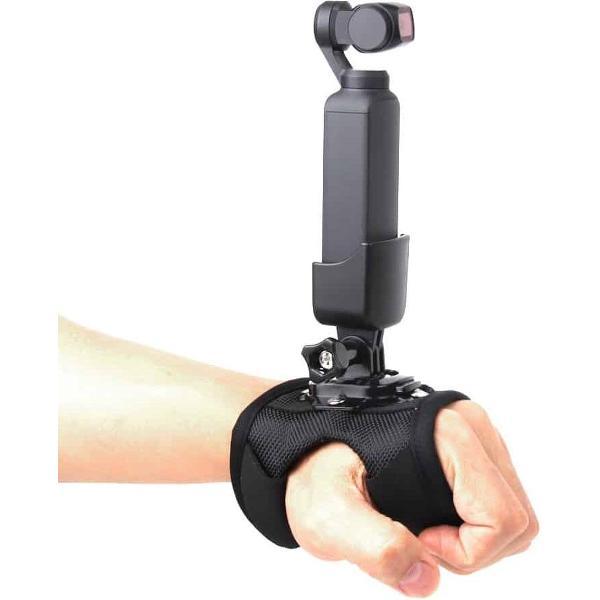 Elastische verstelbare polsbandbevestigingsriem met adapter voor DJI OSMO Pocke (zwart)