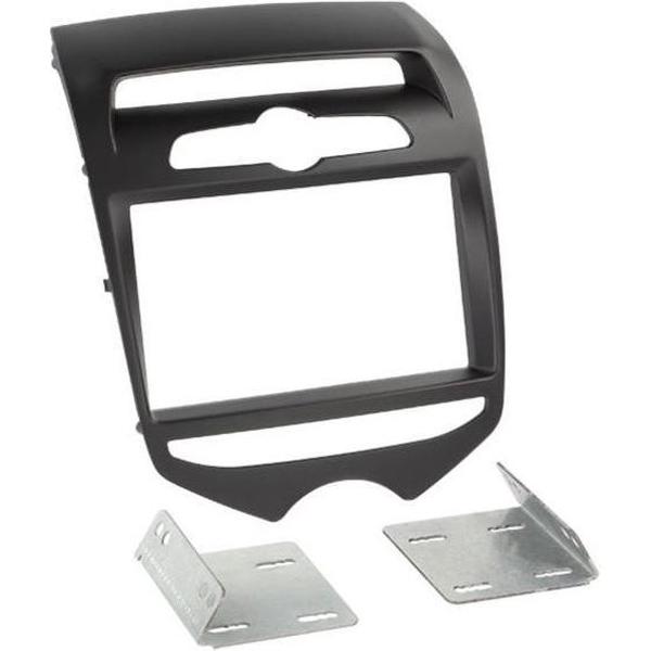 2-DIN paneel Hyundai IX20 11/2010- Nit zwart/ zwart