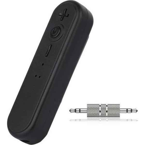 GadgetBay AUX draadloos ontvanger clip hands-free muziek - Zwart wireless receiver - Bluetooth 4.1