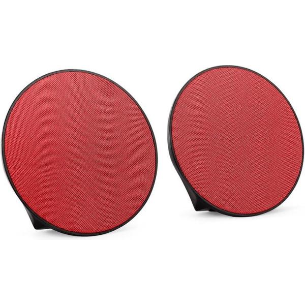 Dynasphere draagbare bluetooth luidspreker rood AUX