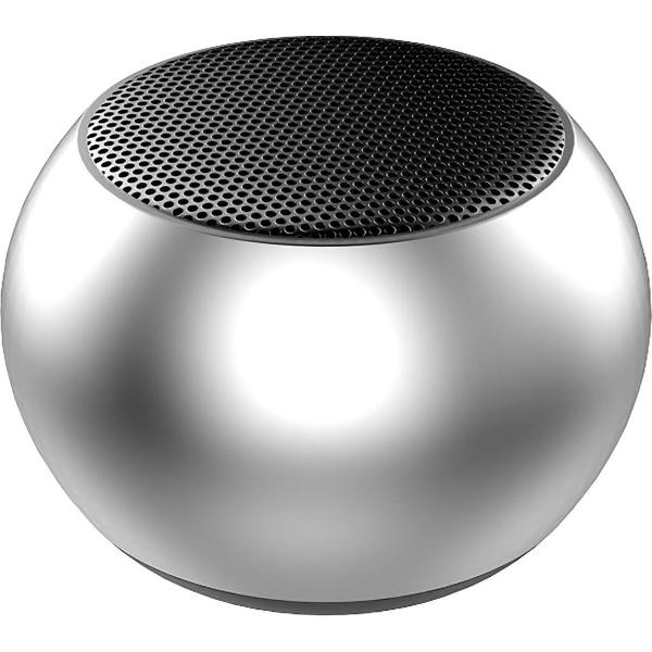 Draadloze Bluetooth Speaker - Aigi Crunci - Zilver - BES LED