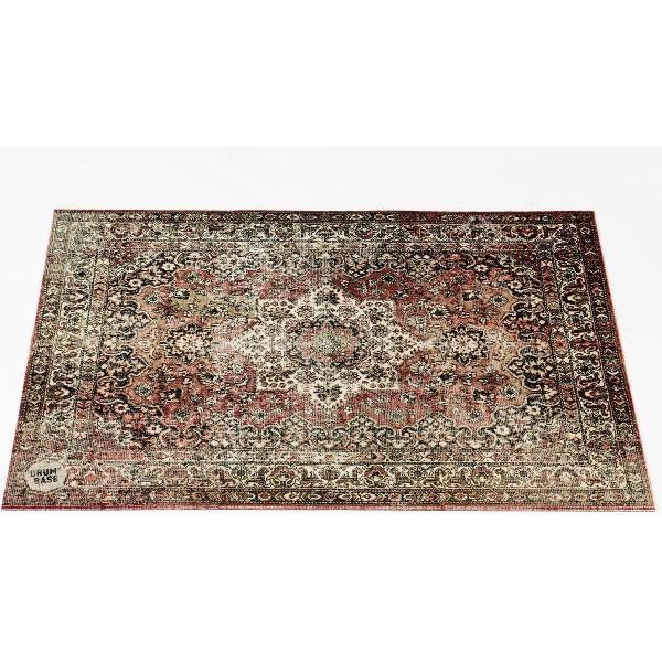 DRUMnBASE vintage persian 130x90cm classic worn - Drumtapijt, kleur: gedragen - Bruin