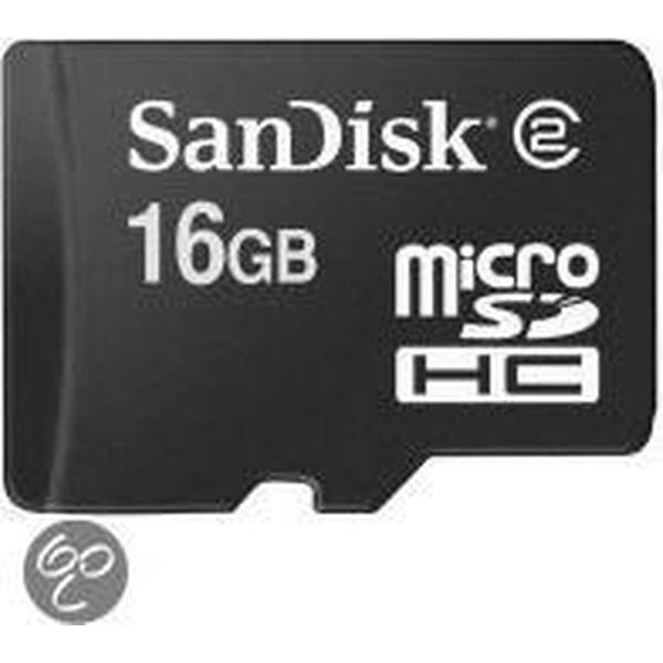 SanDisk Micro SDHC 16GB + Adapter Bulk