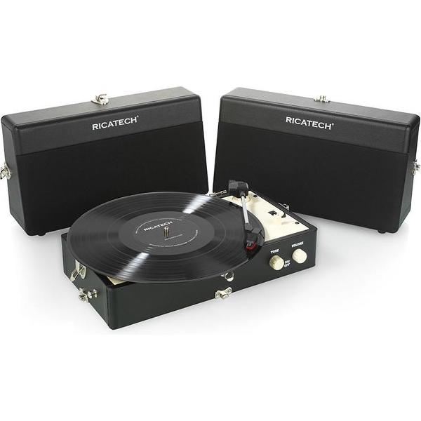 Ricatech RTT80 - Vintage Platenspeler - Zwart