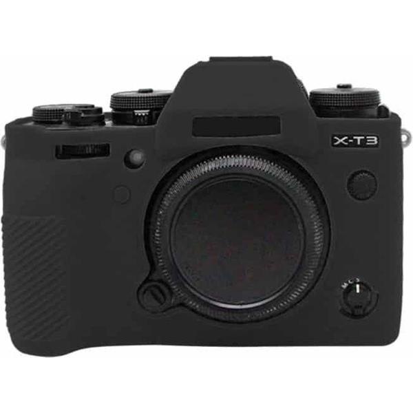 PULUZ zachte siliconen beschermhoes voor FUJIFILM XT3 (zwart)