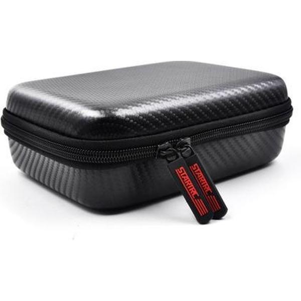 STARTRC Carbon Texture Waterproof PU Storage Bag voor DJI OSMO Pocket Gimble Camera (Black)