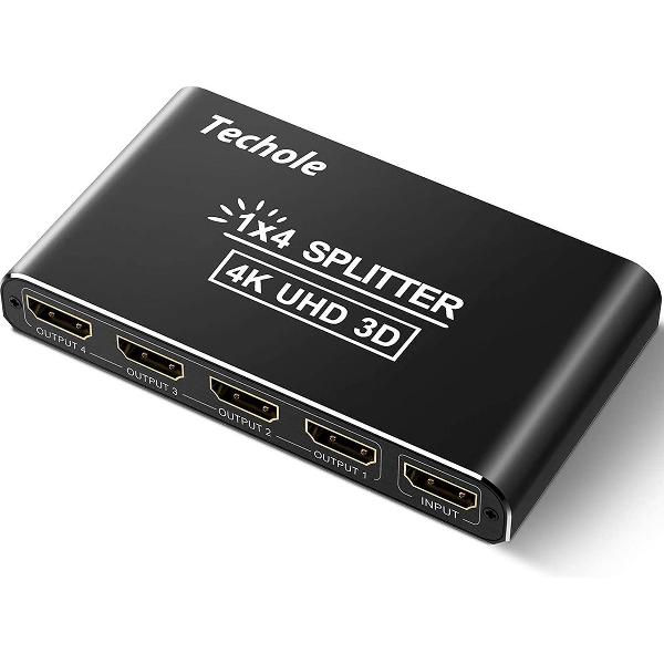 hdmi splitter - ZINAPS HDMI Switch Splitter 4 in 1 Out HDMI Switch 4K met IR afstandsbediening Ondersteunt 4K 3D 1080p HD voor PS4 Xbox Sky Box Fire Stick DVD-speler HDTV Projector