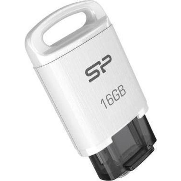 Silicon Power C10-C Mobile USB-C USB stick 16GB - Wit