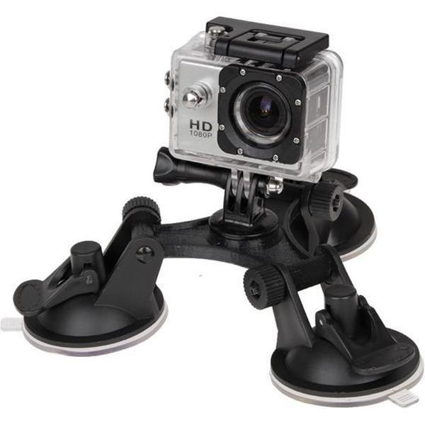 Klein Raamstatief met 3 zuignappen / Raamhouder (GoPro / SJCAM / Denver / Rollei)
