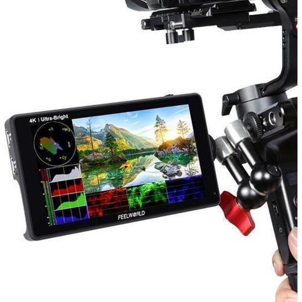 FEELWORLD LUT6 1920x1080 2600 nits 6 inch IPS Scherm HDMI 4K Touch Control Camera Veldmonitor