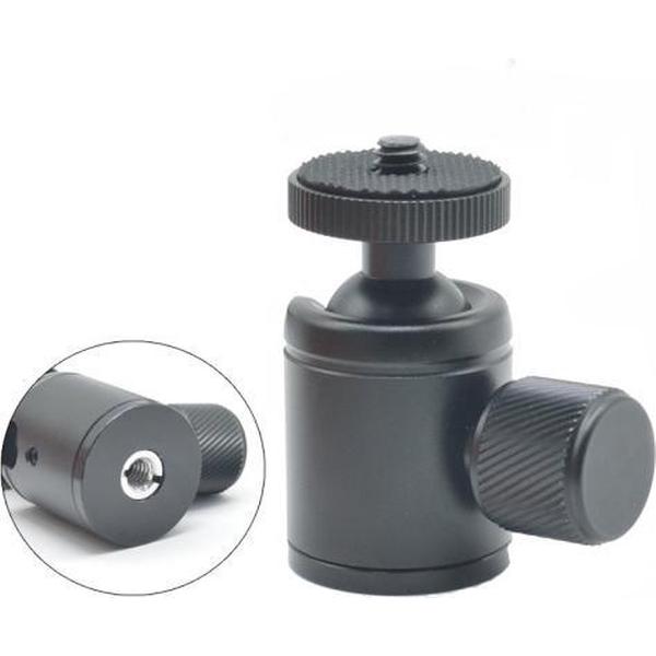 BH-903 Mini Desktop Aluminium Statief Mini Ball Head 360 Graden Pan 90 Graden Tilt Statief