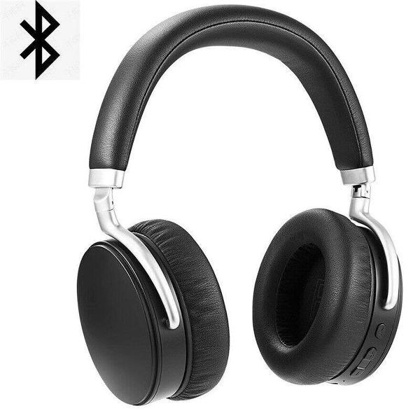 DrPhone A3S - AptX ACN Bluetooth Koptelefoon - Actieve Ruisonderdrukking - Bluetooth Headphone - Noise Cancelling - AptX Lage Latency/Aptx LL Draadloze Headset Koptelefoon - Zwart