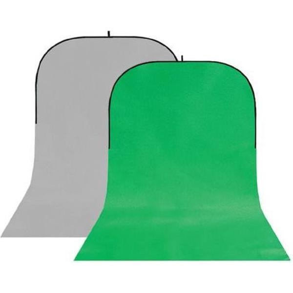 StudioKing Background Board BBT-03-10 Grijs/Groen 400x150 cm