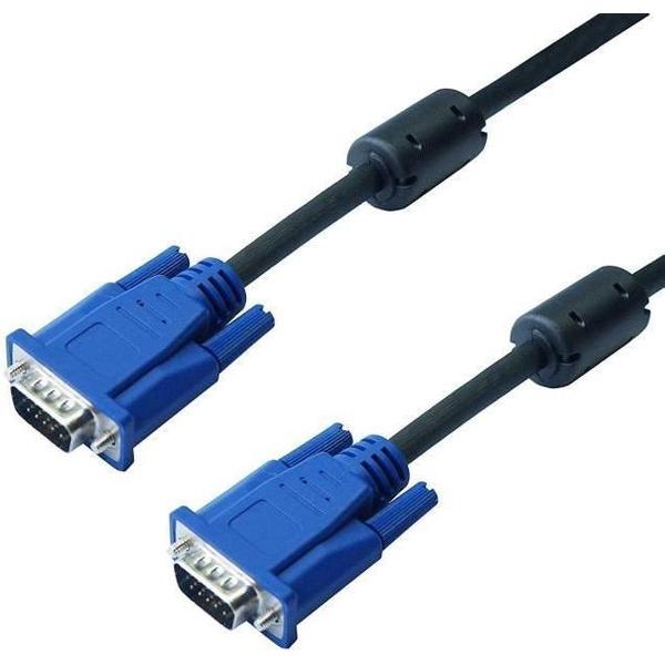 VGA-kabel HD15 Male 10 m - Hiermee kunt u verbinding maken met elkaar voor een videolink, elk apparaat uitgerust met HD15-aansluitingen
