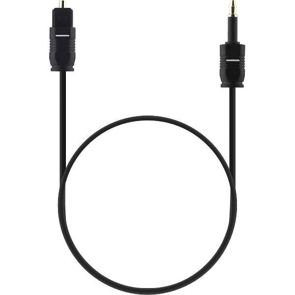 WiseGoods Premium Digitale Optische Mini Toslink Jack adapter 3.5 mm - Toslink Naar Mini Toslink Optical Audiokabel - 5m