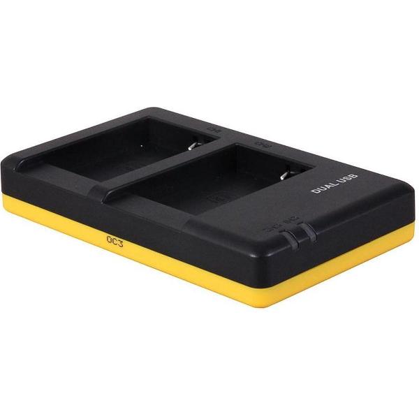 Huismerk Duo oplader voor 2 camera accu's Canon NB-10L