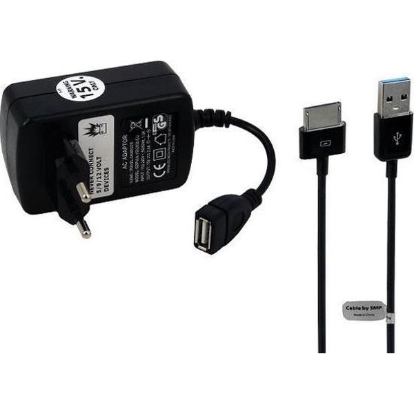 NEMKO gekeurde 2A. oplader, 2 m kabel. geschikt voor Asus TF502, TF701, TF701T, TF600, TF600TG, TF810, TF810T. 15V output.