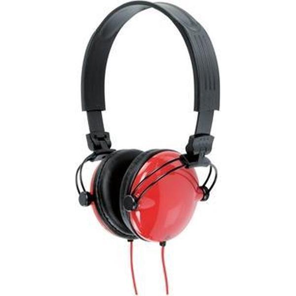 König Stylo Fury Ego Boost Koptelefoon - Rood