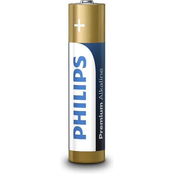 Philips Premium Alkaline LR03M4B/10 huishoudelijke batterij Wegwerpbatterij AAA